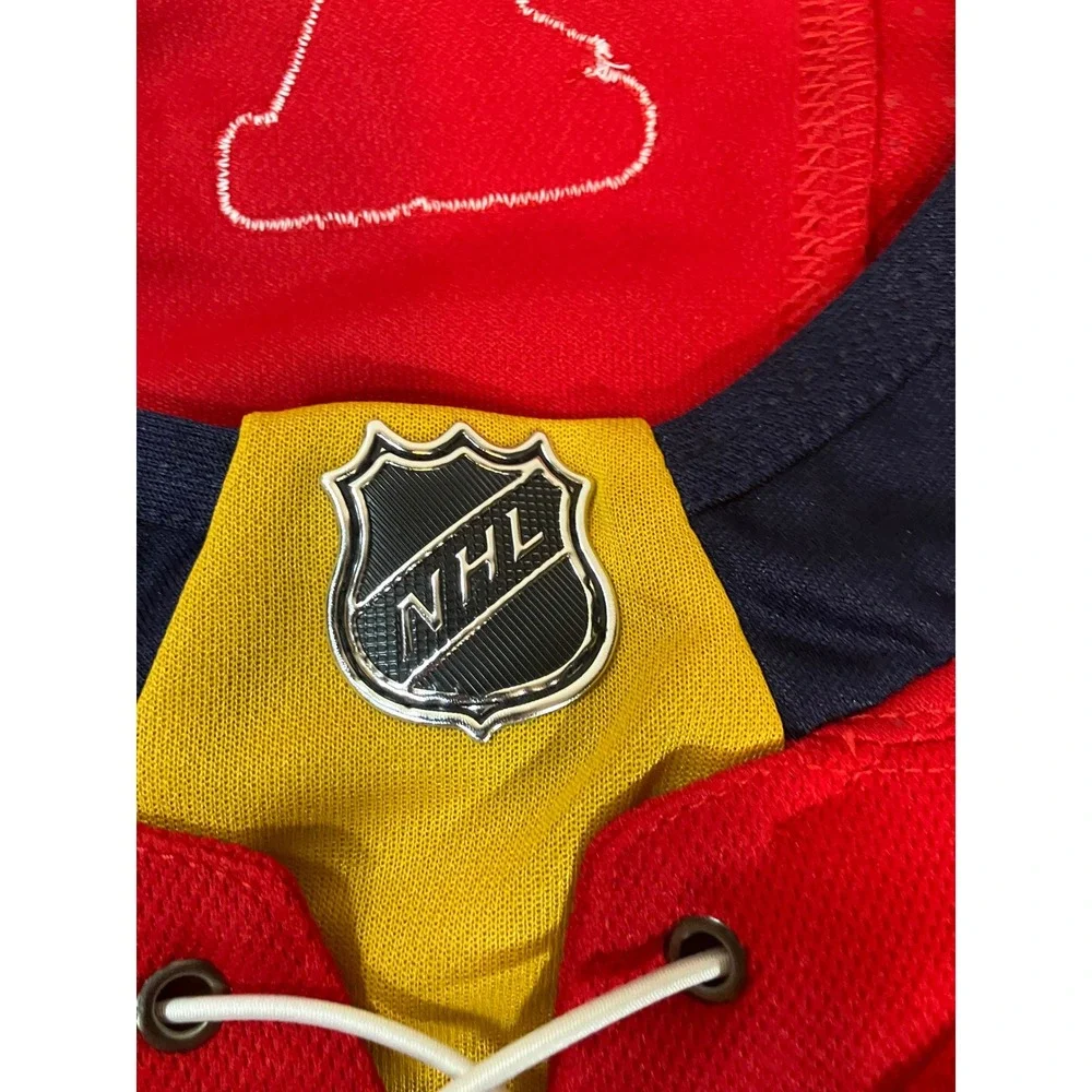 Adidas Florida Panthers Paul Maurice Authentic Pro NHL Hockey Jersey Red Size 54